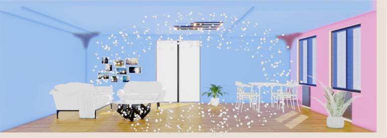 Es wird Luft als Wärmeträger verwendet, daher werden Staub, Pollen und Schadstoffe in der „Luftwalze“ (Konvektion) mit bewegt. Die Raumluft ist sehr trocken, dadurch werden die Schleimhäute gereizt und Erkältungskrankheiten gefördert. Der Heizkörper kann bei der Inneneinrichtung ein Störfaktor sein. Es existiert ein höherer Energieaufwand.